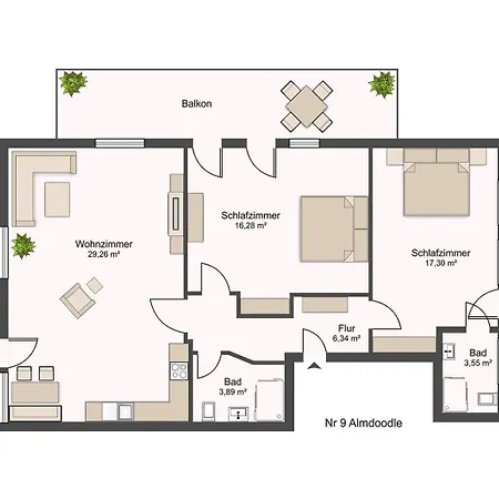 Apartmán Almdoodle *